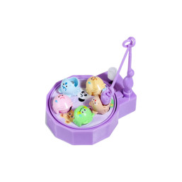 Silent Family Fun Rotating Fishing Disk Clip - Purple